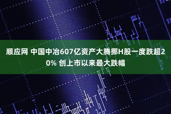 顺应网 中国中冶607亿资产大腾挪H股一度跌超20% 创上市以来最大跌幅